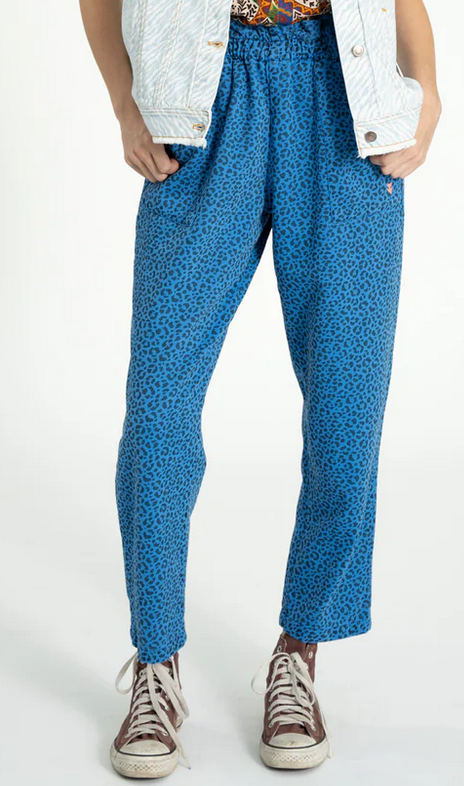 sisters department - trousers blue with animal print - Lubus & moi