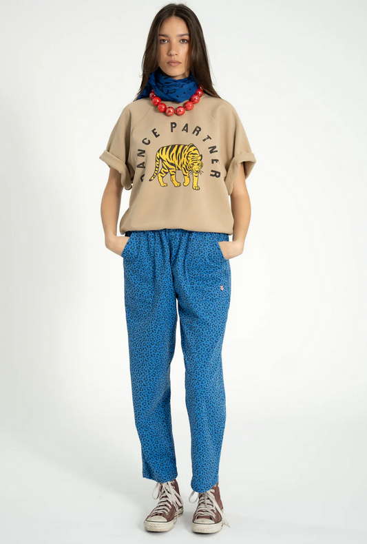 sisters department - trousers blue with animal print - Lubus & moi