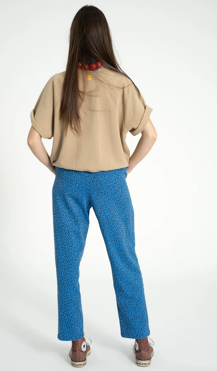 sisters department - trousers blue with animal print - Lubus & moi