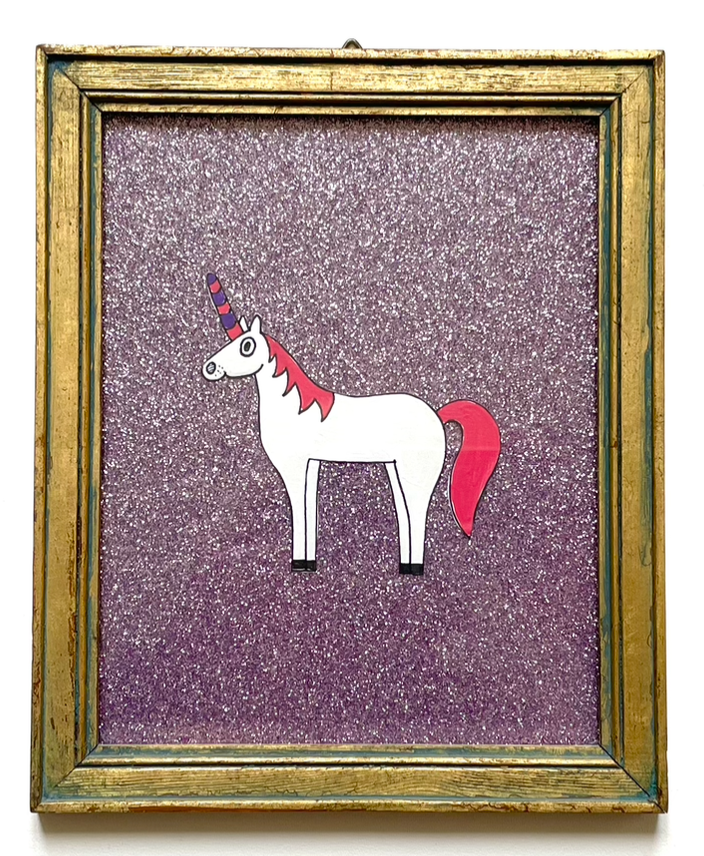 kids pics - unicorn glitter purple - Lubus & moi