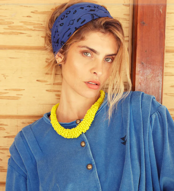 sisters department - scarf paisley blue - Lubus & moi