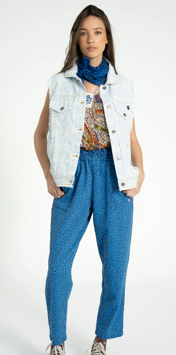 sisters department - scarf paisley blue - Lubus & moi