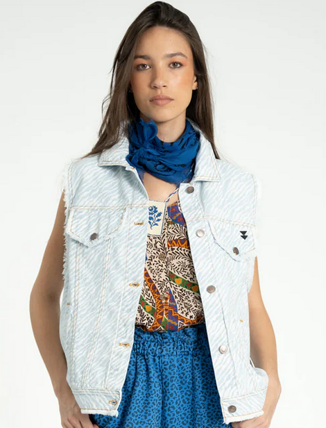 sisters department - scarf paisley blue - Lubus & moi