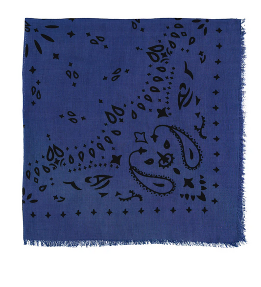 sisters department - scarf paisley blue - Lubus & moi