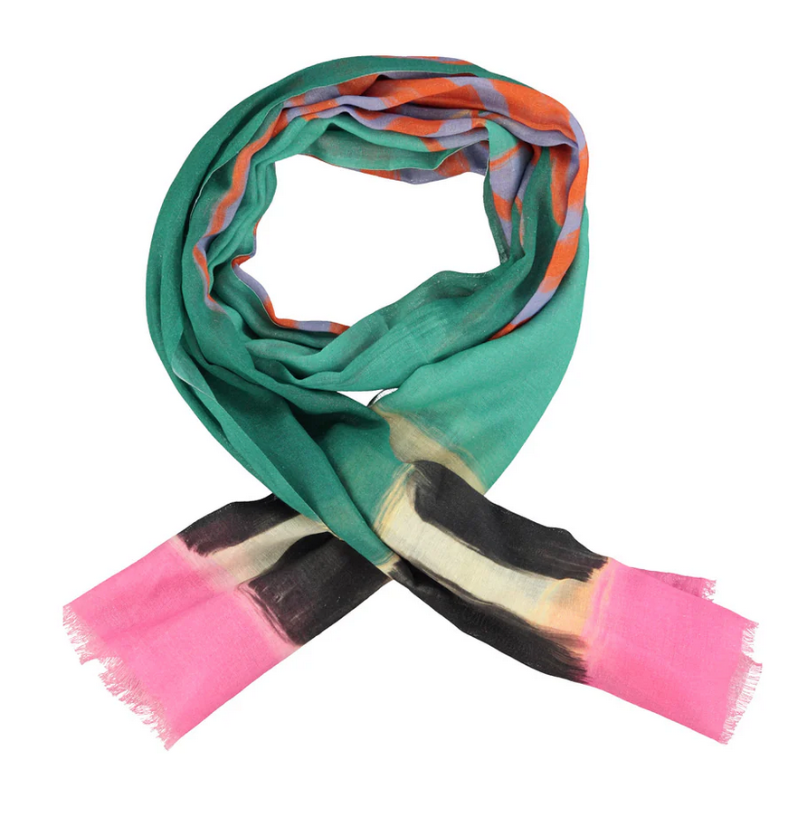 sisters department - scarf multicolor, orange tiger - Lubus & moi
