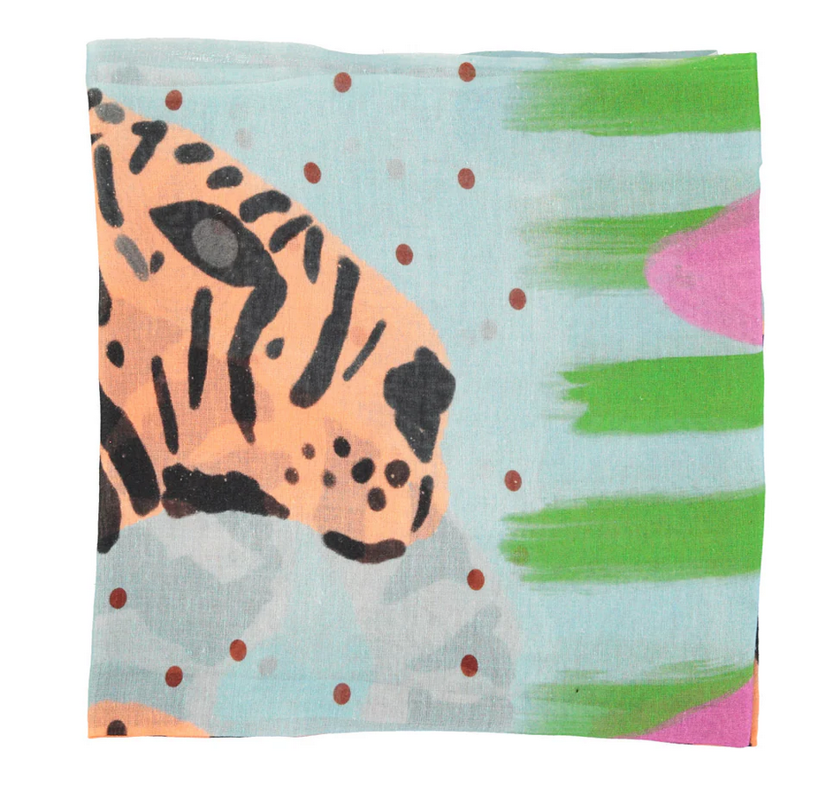 sisters department - scarf multicolor, black tiger - Lubus & moi