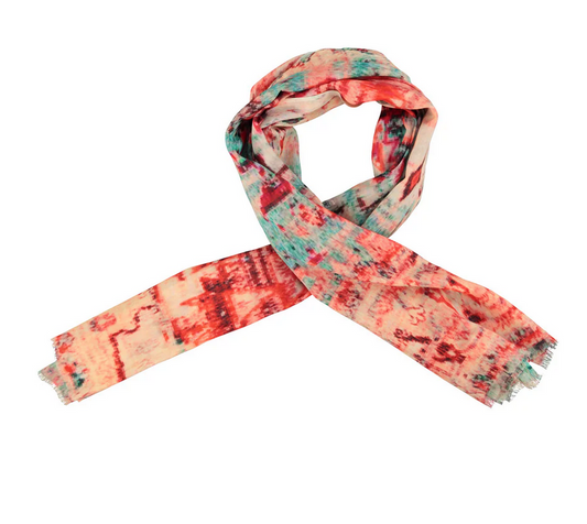 sisters department - scarf red multicolor - Lubus & moi