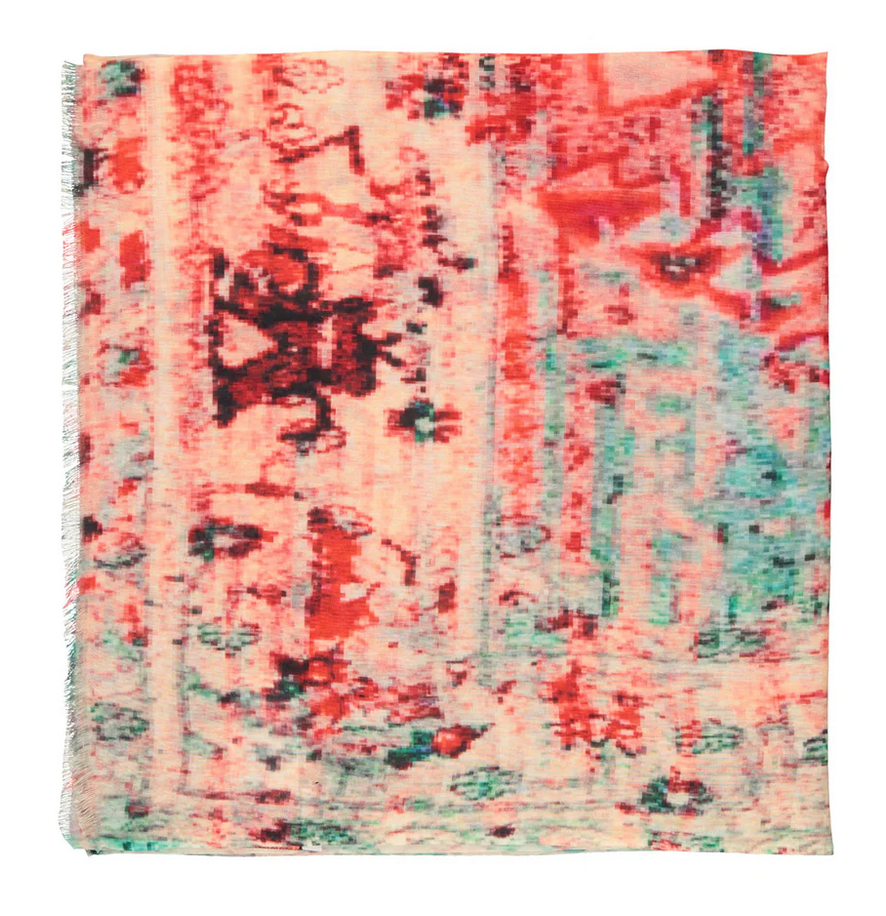 sisters department - scarf red multicolor - Lubus & moi