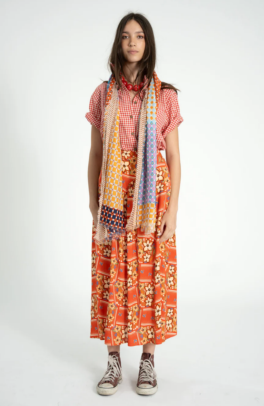 sisters department - scarf multicolor squares - Lubus & moi