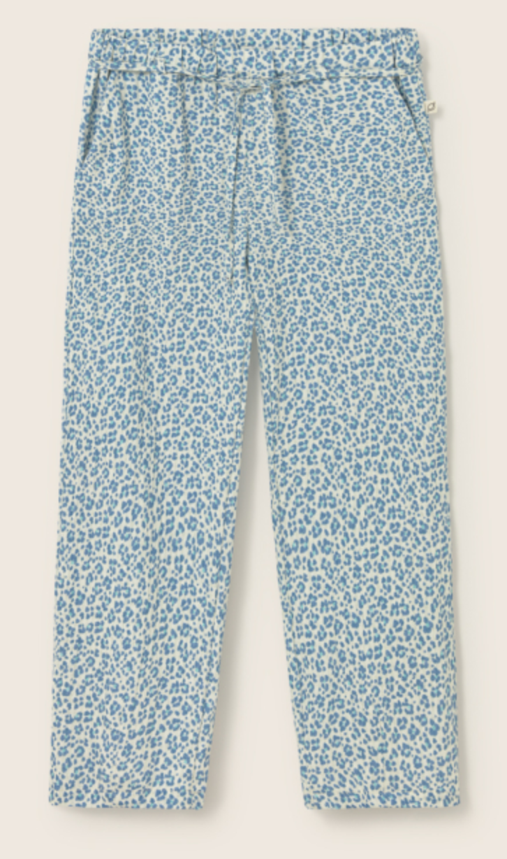 cozmo - bella, blue-animal print cotton - Lubus & moi