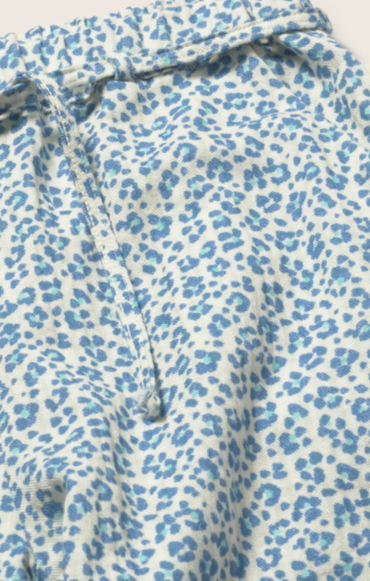 cozmo - bella, blue-animal print cotton - Lubus & moi