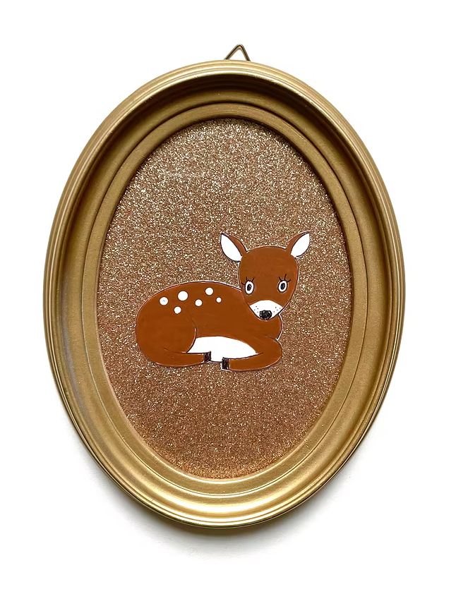 kids pics - bambi glitter gold - Lubus & moi