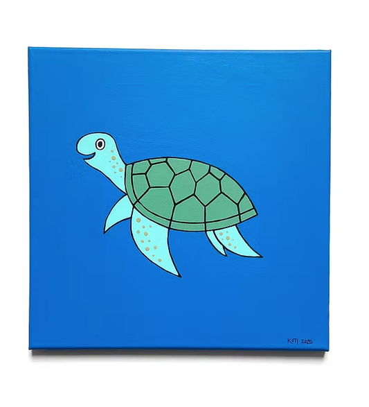kids pics - turtle deep blue - Lubus & moi