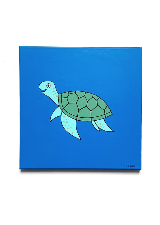 kids pics - turtle deep blue - Lubus & moi