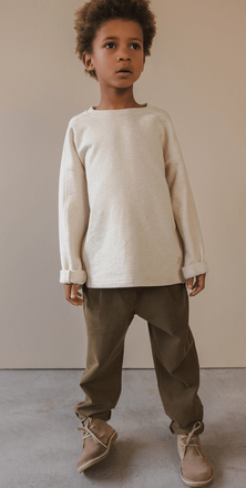 phil & phae - loose sweater linen-blend essential, natural - Lubus & moi