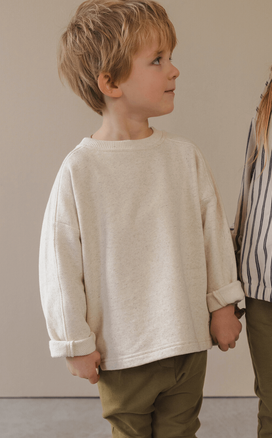 phil & phae - loose sweater linen-blend essential, natural - Lubus & moi