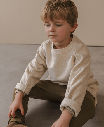 phil & phae - loose sweater linen-blend essential, natural - Lubus & moi