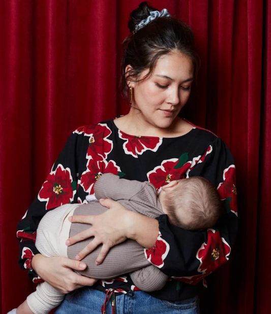 tajinebanane - donna, breastfeeding blouse - Lubus & moi
