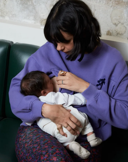 tajinebanane - p'allaite sweatshirt purple - Lubus & moi