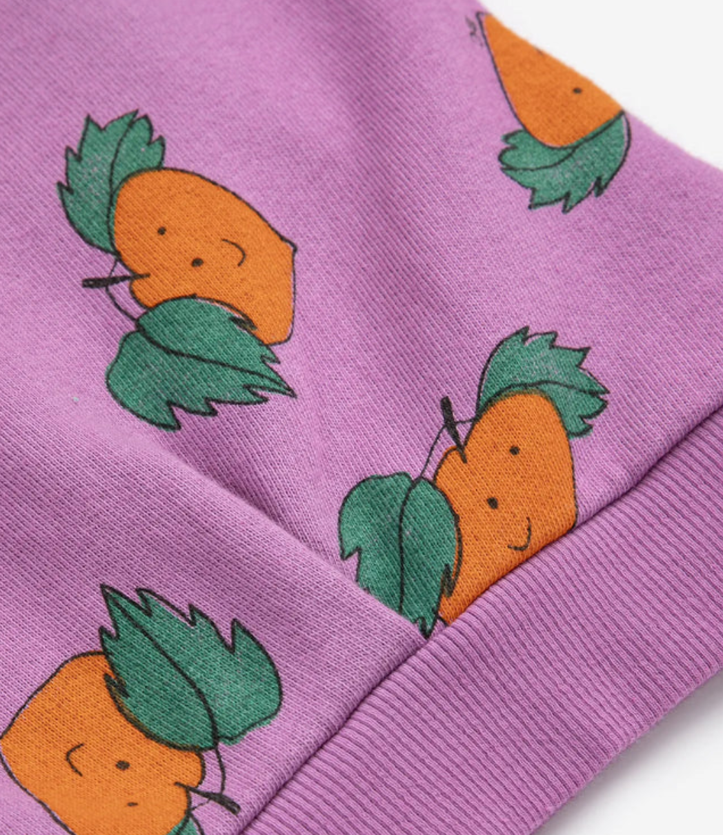 bobo choses kids - tangerine allover sweatshirt - Lubus & moi