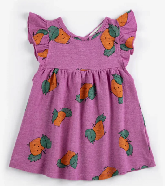 bobo choses kids - tangerine allover dress - Lubus & moi