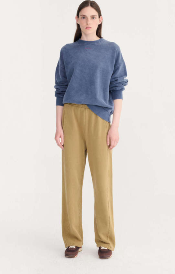 bobo choses adults - embroidery sweatshirt blue - Lubus & moi