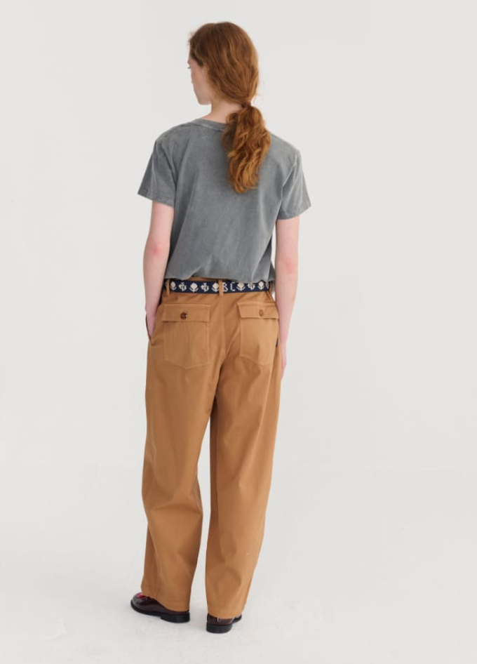 bobo choses adults - v neck shirt grey - Lubus & moi