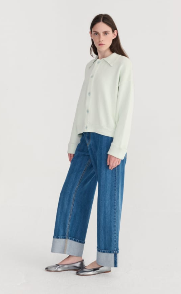 bobo choses adults - striped wideleg denim pants - Lubus & moi