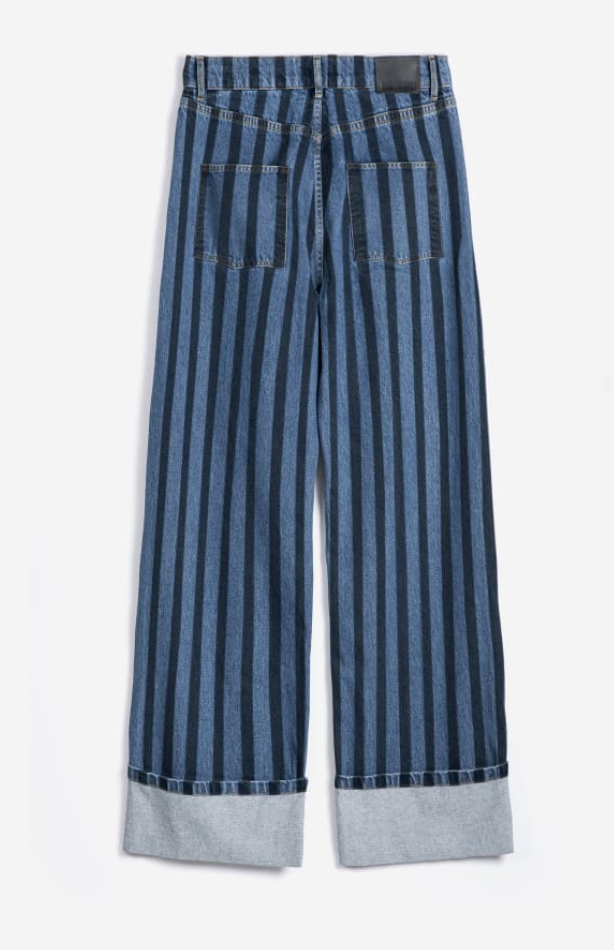bobo choses adults - striped wideleg denim pants - Lubus & moi