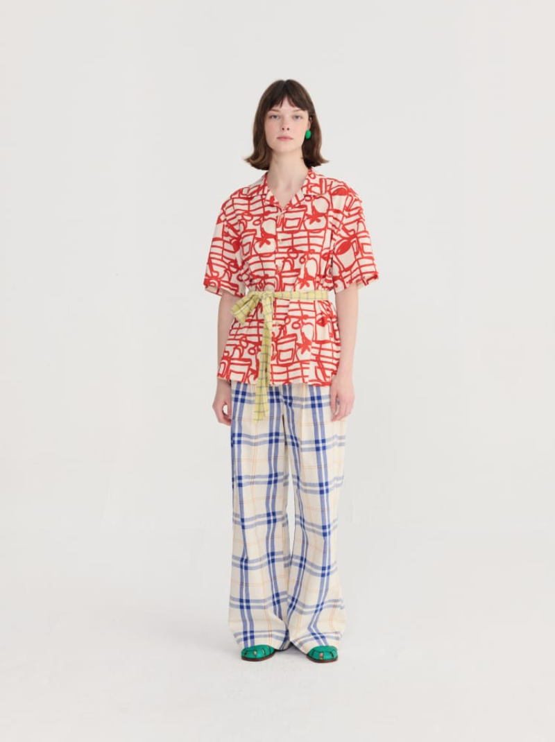 bobo choses adults - cookery festival allover shirt red - Lubus & moi