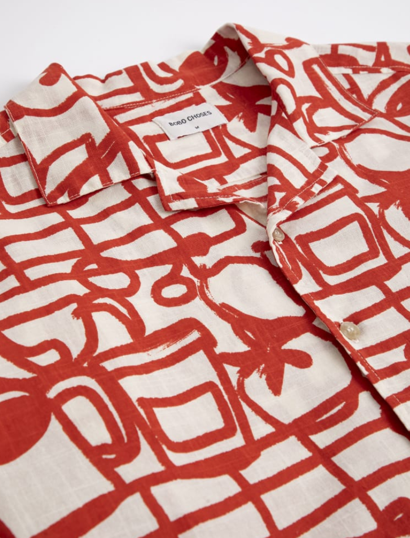 bobo choses adults - cookery festival allover shirt red - Lubus & moi
