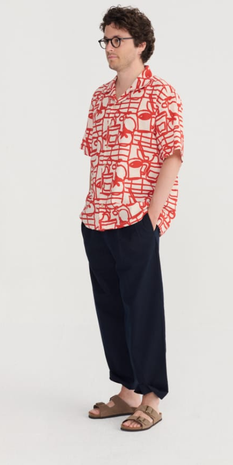 bobo choses adults - cookery festival allover shirt red - Lubus & moi
