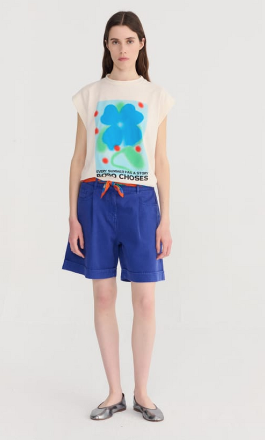 bobo choses adults - pleated twill bermudas - Lubus & moi