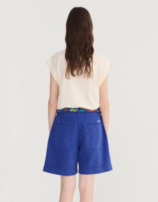 bobo choses adults - pleated twill bermudas - Lubus & moi