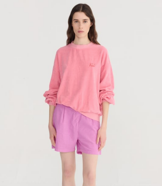 bobo choses adults - terry sweatshirt rose - Lubus & moi