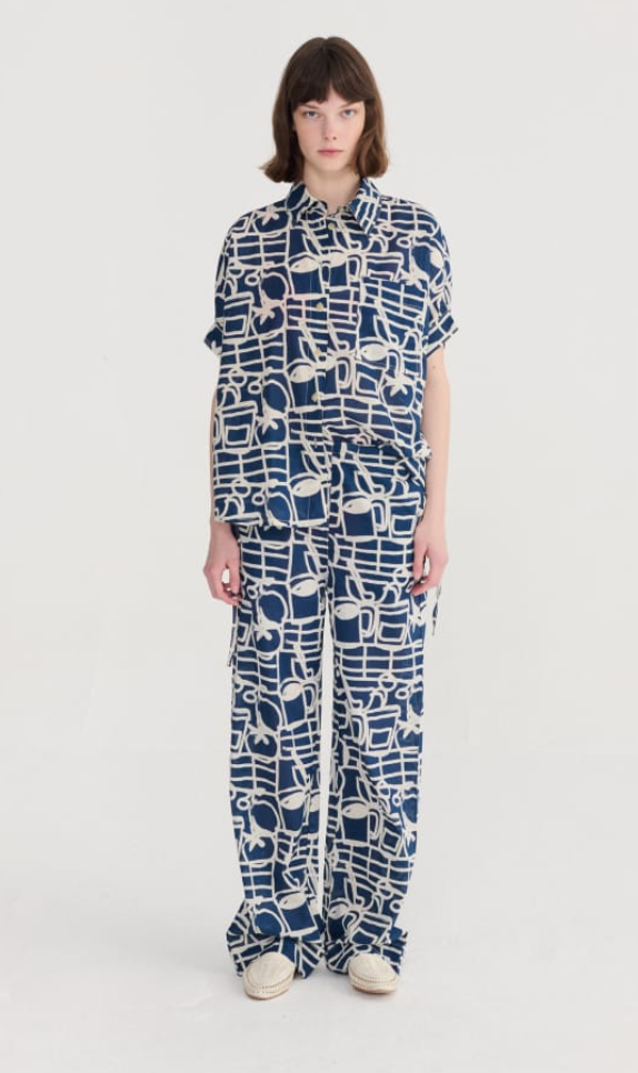 bobo choses adults - cookery festival shirt blue - Lubus & moi