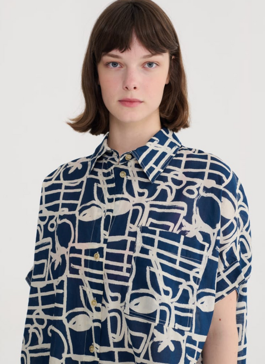bobo choses adults - cookery festival shirt blue - Lubus & moi