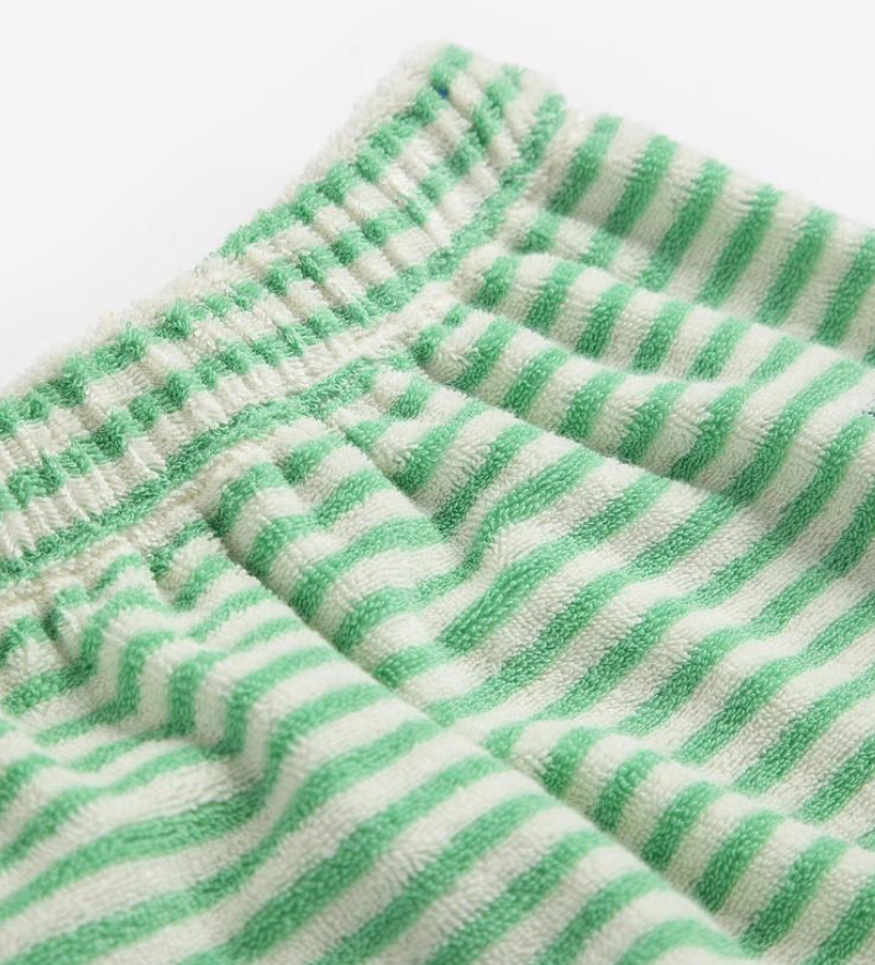 bobo choses kids - green stripes terry harempants - Lubus & moi