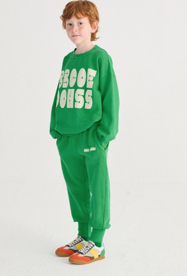 bobo choses kids - modern jogging pants green - Lubus & moi