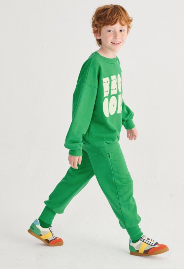 bobo choses kids - modern jogging pants green - Lubus & moi