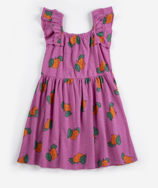 bobo choses kids - tangerine dress - Lubus & moi