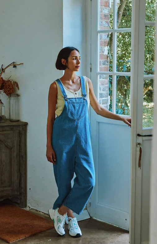 poudreorganic - salopette ciste, denim blue - Lubus & moi