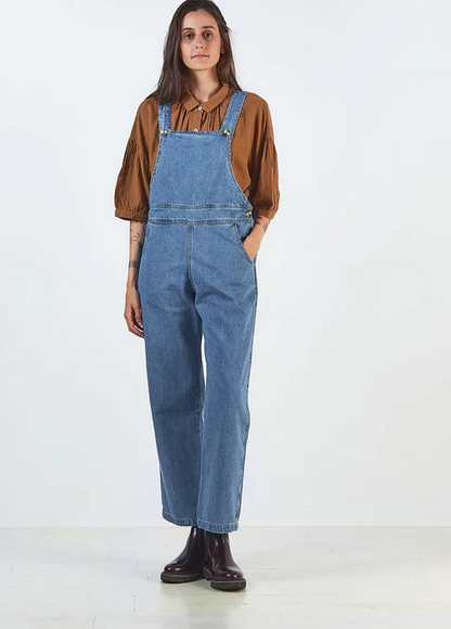 poudreorganic - salopette quetsche, denim blue - Lubus & moi