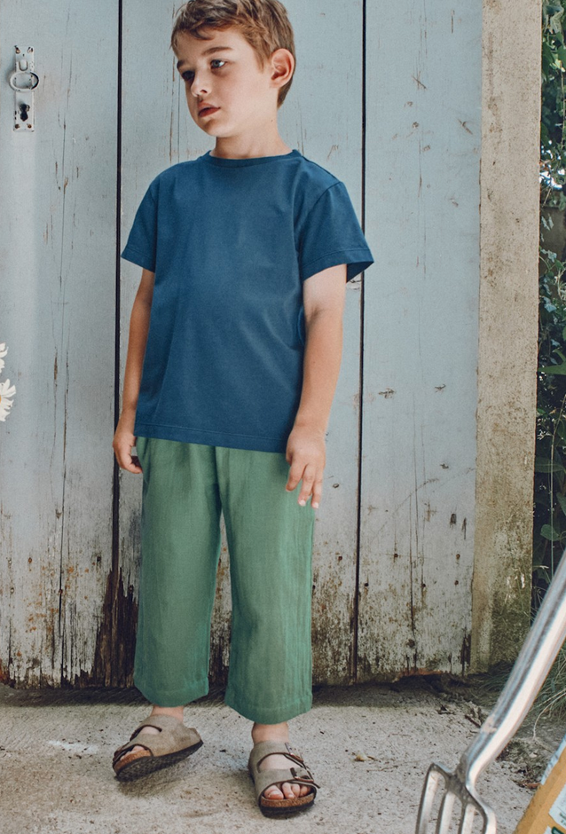 poudreorganic - pantalon coing grass green - Lubus & moi