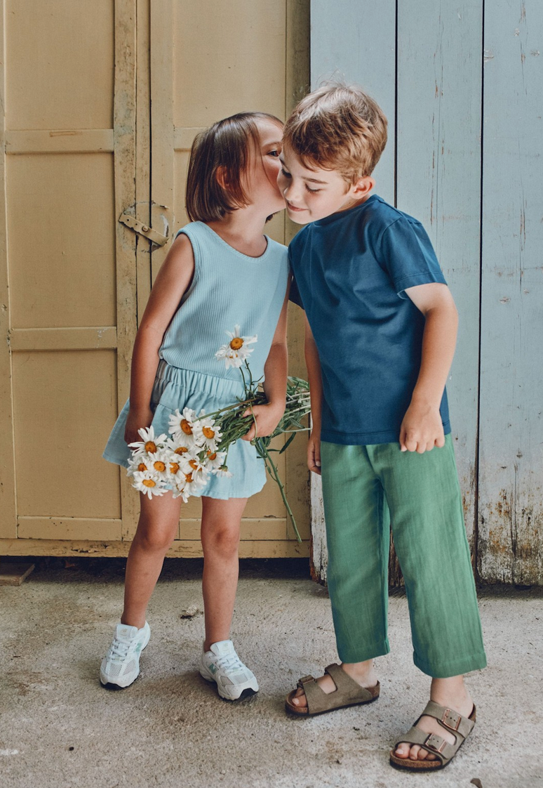 poudreorganic - pantalon coing grass green - Lubus & moi