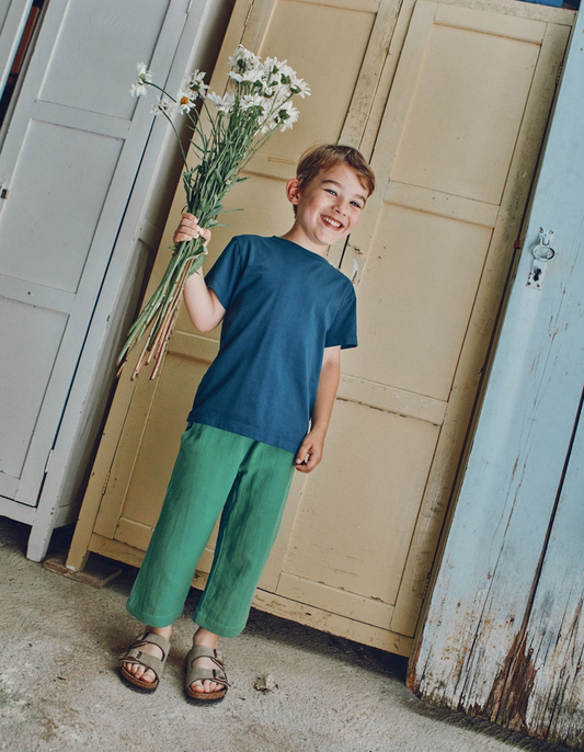 poudreorganic - pantalon coing grass green - Lubus & moi