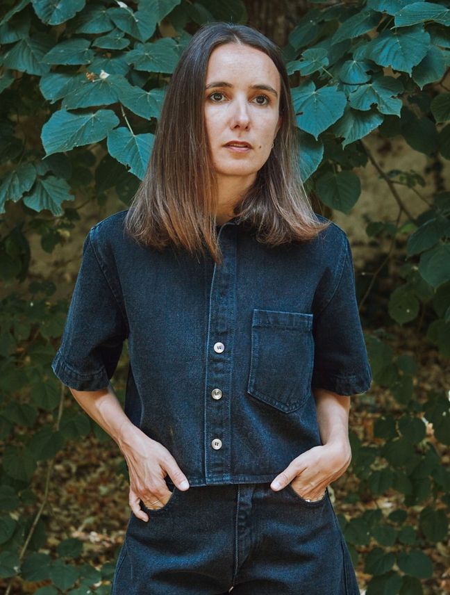 poudreorganic - chemise carvi denim noir - Lubus & moi
