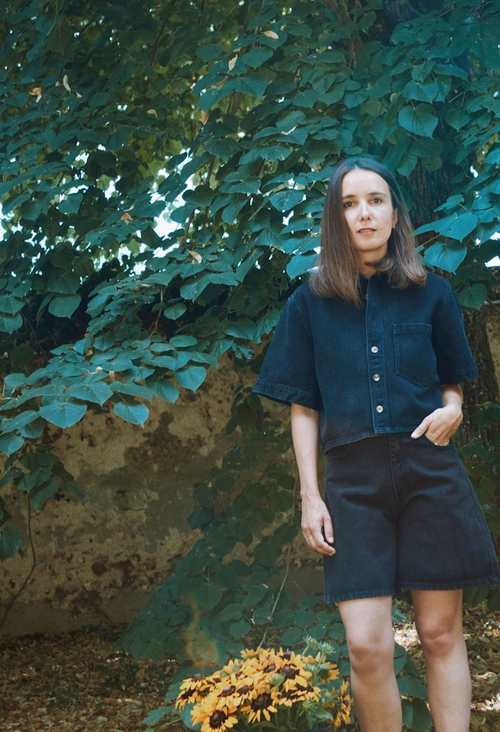 poudreorganic - chemise carvi denim noir - Lubus & moi