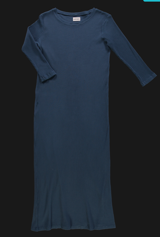 poudreorganic - robe orchidée midnight navy - Lubus & moi