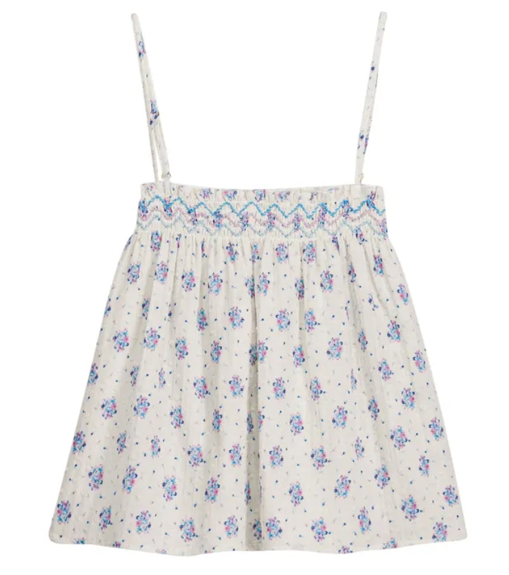 louise misha - pajamas set minala, cream flower dunes (set)